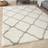 THE RUGS Myshaggy Collection Moroccan Ivory White, Beige