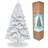 Shatchi Alaskan Pine Snow White Artificial Christmas Tree