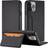 Hurtel Magnetkort-etui Samsung Galaxy A23 5G flip cover pung pung sort
