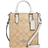 Coach North South Mini Tote In Signature Canvas - Silver/Light Khaki/Chalk