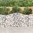 vidaXL Gabion bågformad 200x50x100/120 galvaniserat järn