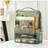Living and Home Portable Dustproof Cosmetic Lipstick Skincare Storage Organizer Green Size