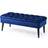 Canora Grey Thalassa Dark Blue Storage Bench 80x44cm