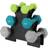 Songmics Set of 6 Hex Dumbbells Set SYL612GN