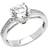 Precious Stars Engagement Ring - White Gold/Diamond/Transparent