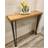 MODERIX Hairpin 3R Light Oak Console Table 15.2x91.4cm