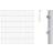 Alberts Double Rod Fence Complete Set 1000x120cm