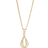 Siersbøl Drop Necklace - Gold/Transparent