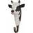 Wildlife Garden Cow White/Black Tøjkrog 6.2cm