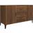 vidaXL Engineered Wood Brown Oak Skænk 100x60cm
