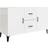 vidaXL Engineered Wood High Gloss White Skænk 100x60cm