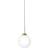 Nuura Apiales 1 Brass/Opal Pendant Lamp ∅ 20cm