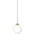 Nuura Apiales 1 Brass/Opal Pendant Lamp 20cm