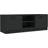 vidaXL Engineered Wood Black TV-bänk 102x36.5cm