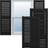 Ekena Millwork Lifetime Vinyl Standard Cathedral Top Center Mullion 12 W x 31 H PVC Window Shutter Height 104.1cm