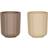 OYOY Pullo Cup 2-Pack Taupe Vanilla