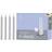 Light In The Dark Dripless Chimes White Candle 10.2cm 60pcs