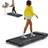 Mobvoi Home Walking Treadmill Walking Pad Under Desk Compact Treadmills for Home Office 2.25 HP Portable Treadmill Walking Jogging Machine with Remote Control LED Display 265 LBS 3.8 MPH Easy Storage