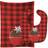 Carolines Treasures Baby Bib & Burp Cloth Christmas Cupcake