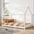 Flair Flair Single White Wooden Play House Bed Frame