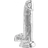 Toy Joy Clear Dildo w. Balls 7"