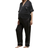 River Island Satin Maternity Pyjama Bottoms Black