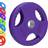 Body Revolution Tri Grip Rubber Olympic Weight Plates Pair Set of 15kg