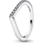 Pandora Timeless Wish Half Sparkling Ring - Silver/Transparent