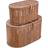 Storied Home Modern Dark Brown Storage Box