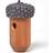 Homescapes Real Wood Acorn Bird Box Bird House Feeder