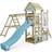 Wickey Wooden Climbing Frame With Swing Set