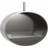 Hill Ceramic ScandiFlames Bioetanol Kamin Halifax Krom Matt 80 cm