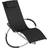 tectake Ergonomic Sun Lounger Paulina Black