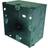 Wickes 1 Gang Flush Steel Knockout Box 47mm Silver