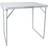 Harbour Housewares Folding Metal Camping Table 80cm x 60cm White