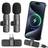 Allreli iPhone 15 Mics, 2 Pack Wireless Lavalier Microphone for iP15 Pro/Max Plug-Play Crystal Clear Sound Quality, Long Lasting for Interviews, Podcasts, Vlogs, and More