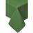 Homescapes Plain Cotton Dark Tablecloth Green