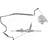 AIC Hydraulikslange 54956 Tandstang Volkswagen Lupo 3L Polo III Hatchback
