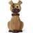 Spring Copenhagen Happy Dog Brown Väggdekor 11.3x22.2cm