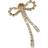 Pico Arco Large Stud - Gold/Transparent