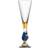 Orrefors Nobel The Sparkling Devil Blue Champagne Glass 19cl