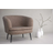 Venture Design Nordkoster Matt Black / Dark Beige Loungestol 75cm