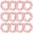 Shein 12pcs Pink Hair Elastics