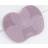 Shein 1 Small Apple-Shaped Scrubbing Pad For Cleaning Makeup Brushes In Lavender Color