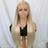 Shein Light Blonde Color Hair Lace Front Wigs Synthetic 13x4 Long Silky Straight Heat Resistant Fiber Glueless Frontal