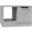 vidaXL Engineered Wood Concrete Grey Soffbord 50x50cm