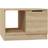 vidaXL Engineered Wood Sonoma Oak Soffbord 50x50cm