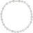 Georg Jensen Daisy Necklace - Silver/White