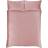 Sleepdown Luxury Super Soft Easy Plain Care Duvet Cover Pink (200x135cm)