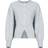 Neo Noir Rex Knit Blouse - Light Gray Melange